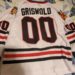 Christmas Vacation Clark Griswold Blackhawks jerse